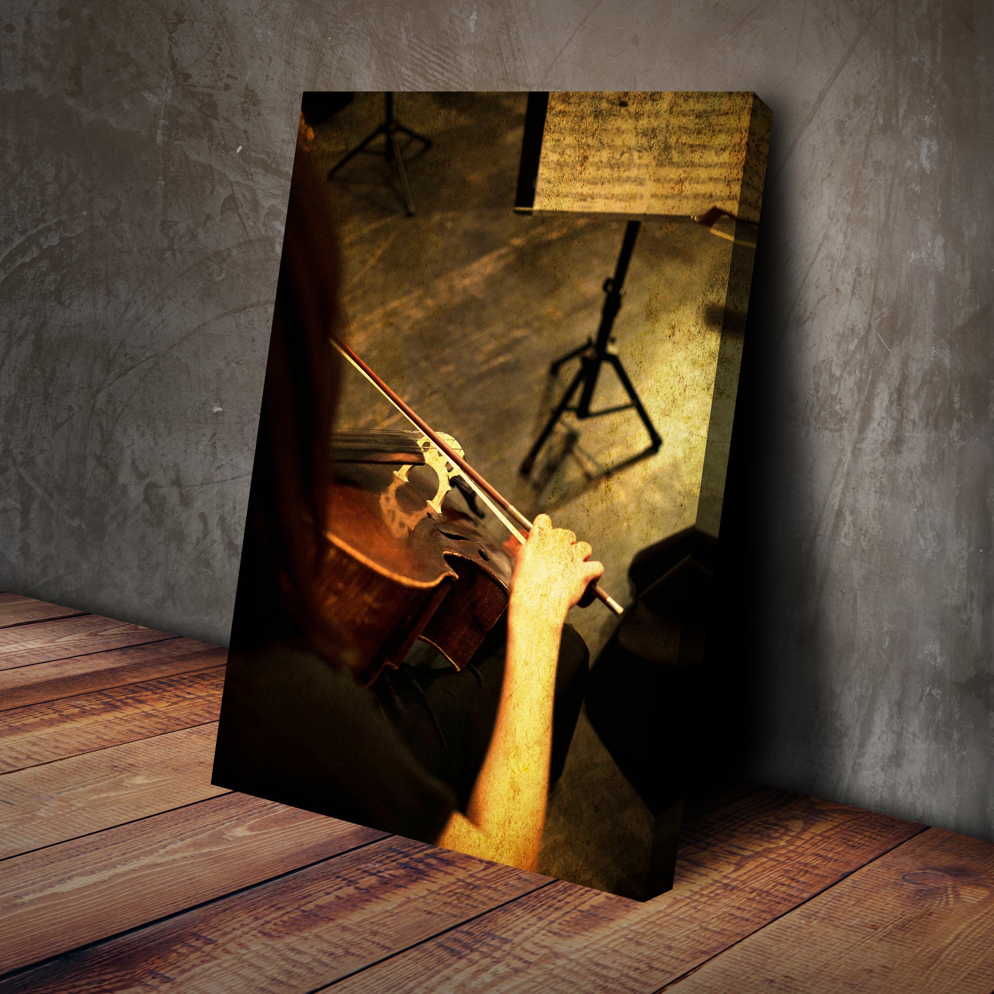 Music Genres Classical Rustic Canvas Wall Art - Image by Tailored Canvases