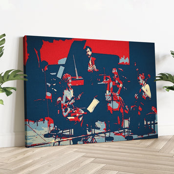 Music Genres Classical Pop Art Canvas Wall Art