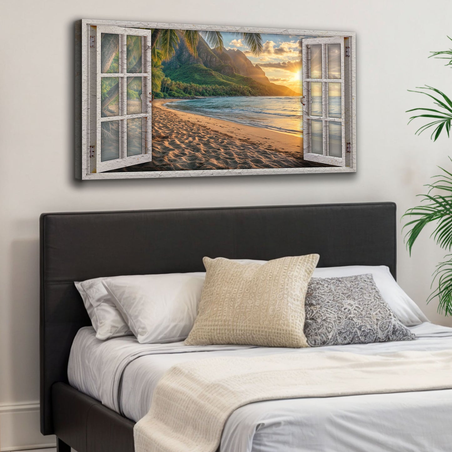 Beachfront Dreams Window Scenery Wall Art