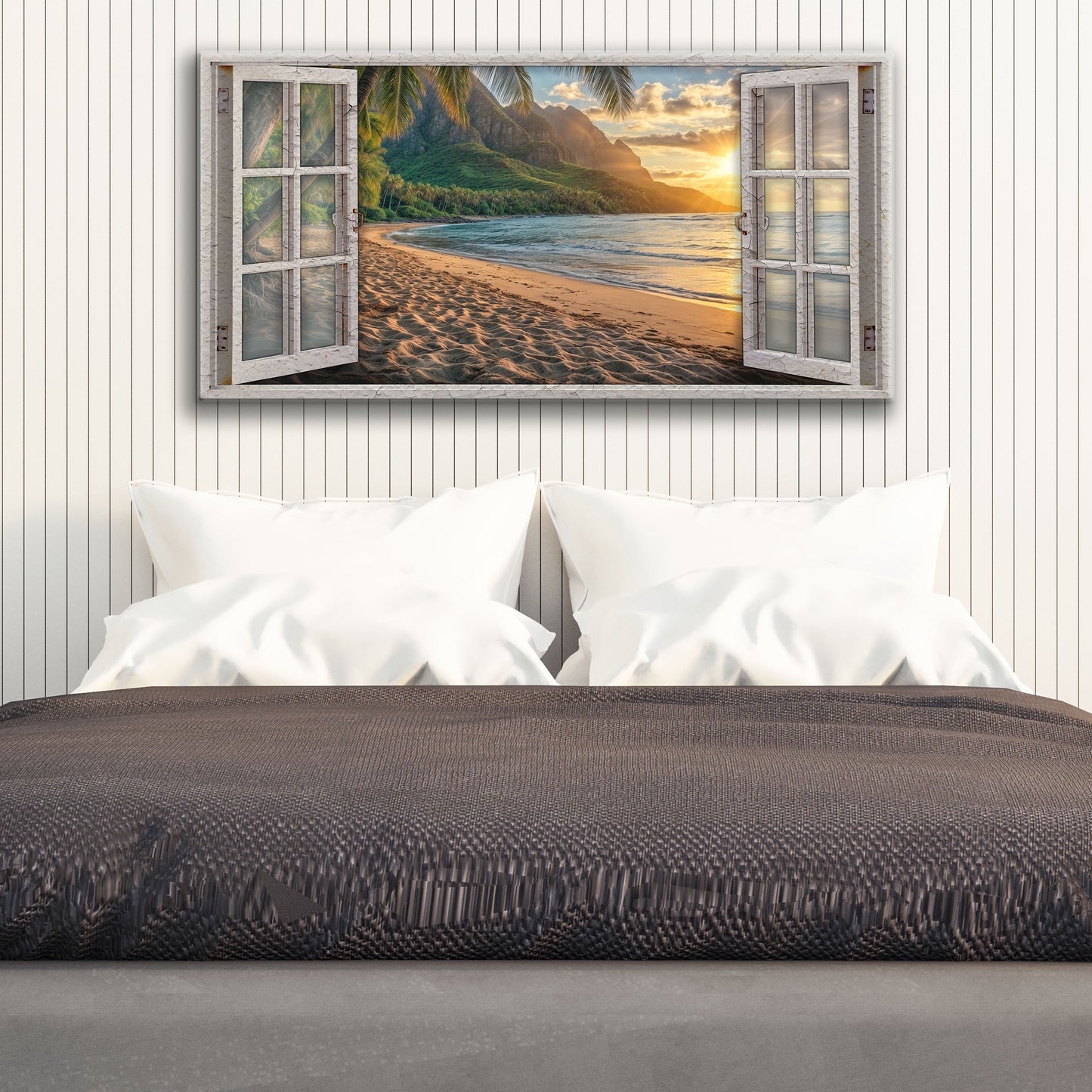 Beachfront Dreams Window Scenery Wall Art