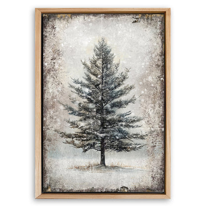 Save 33% When You Add A Frame To Your 18x12 Vintage Christmas Tree Wall Art II Canvas Now