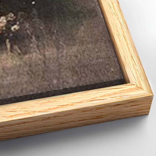 Save 33% When You Add A Frame To Your 36x24 Vintage Snowman Christmas Wall Art Canvas Now