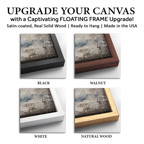 Save 33% When You Add A Frame To Your 36x24 Vintage Santa Claus in Winter Forest Christmas Wall Art II Canvas Now