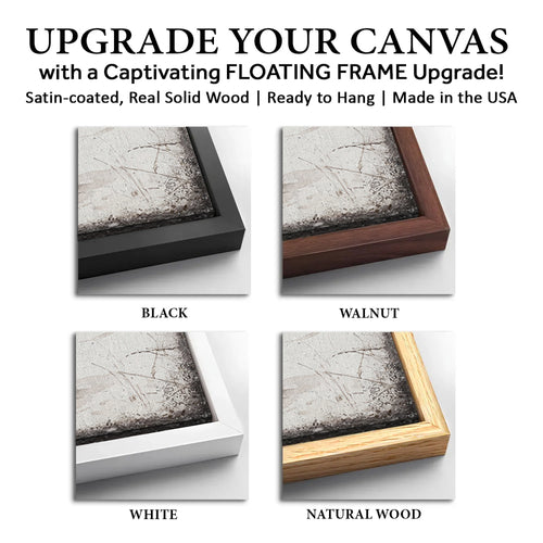 Save 33% When You Add A Frame To Your 36x24 Vintage Santa Claus in Winter Forest Christmas Wall Art III Canvas Now