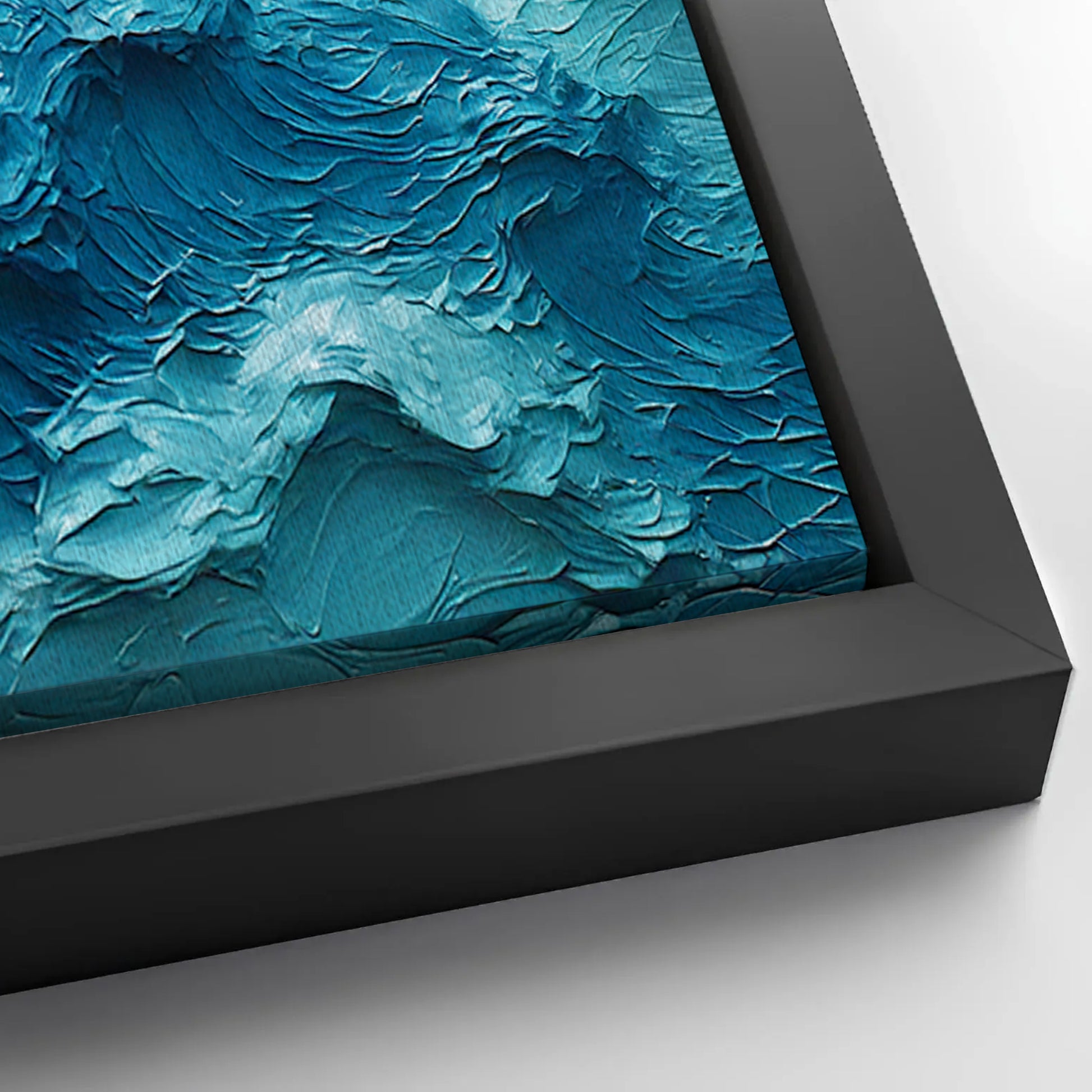 Save 33% When You Add A Frame To Your 60x30 Blue Ocean Coastal Wall Art II Canvas Now