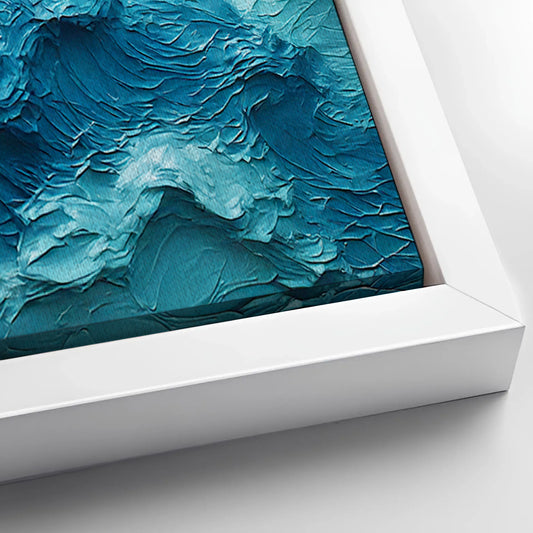 Save 33% When You Add A Frame To Your 60x30 Blue Ocean Coastal Wall Art II Canvas Now