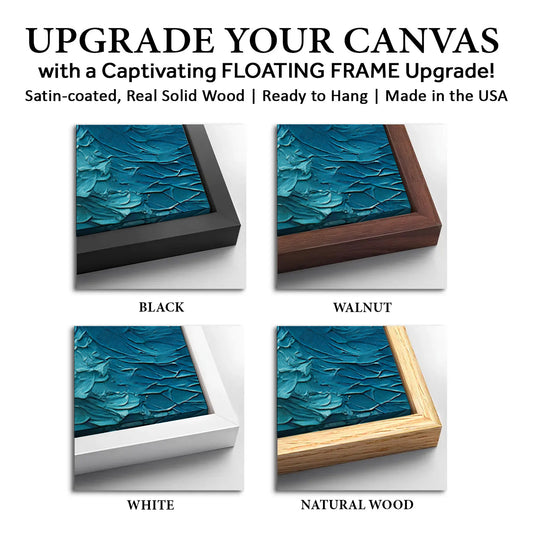 Save 33% When You Add A Frame To Your 60x30 Blue Ocean Coastal Wall Art II Canvas Now