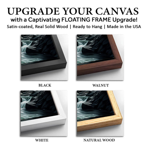 Save 33% When You Add A Frame To Your 36x24 Grizzly Bear Double Exposure Wall Art Canvas Now