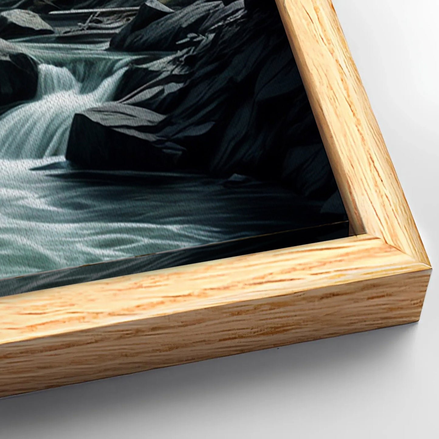 Save 33% When You Add A Frame To Your 24x16 Grizzly Bear Double Exposure Wall Art Canvas Now