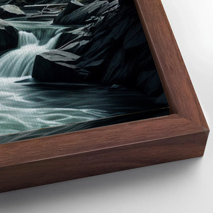 Save 33% When You Add A Frame To Your 48x32 Grizzly Bear Double Exposure Wall Art Canvas Now