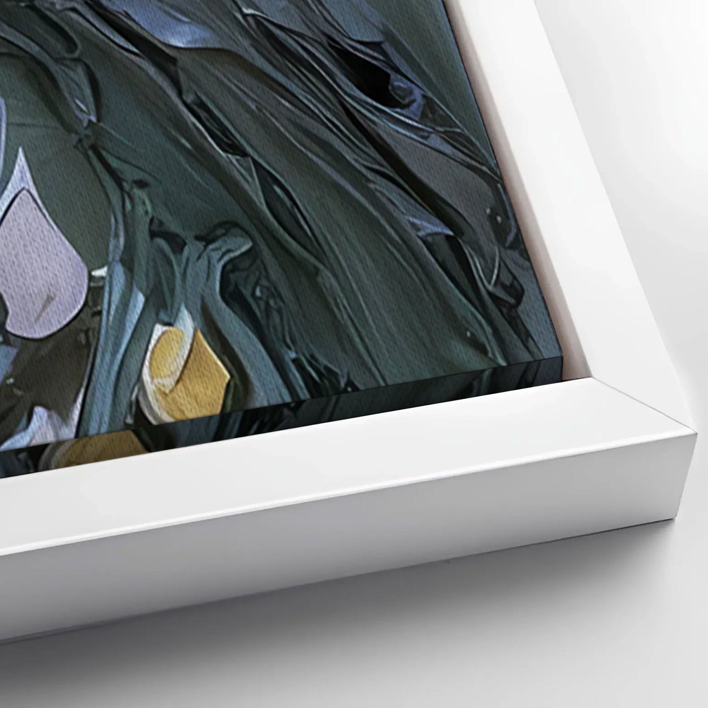 Save 33% When You Add A Frame To Your 20x10 Golden Petals and Scarlet Wings Impasto Wall Art Canvas Now