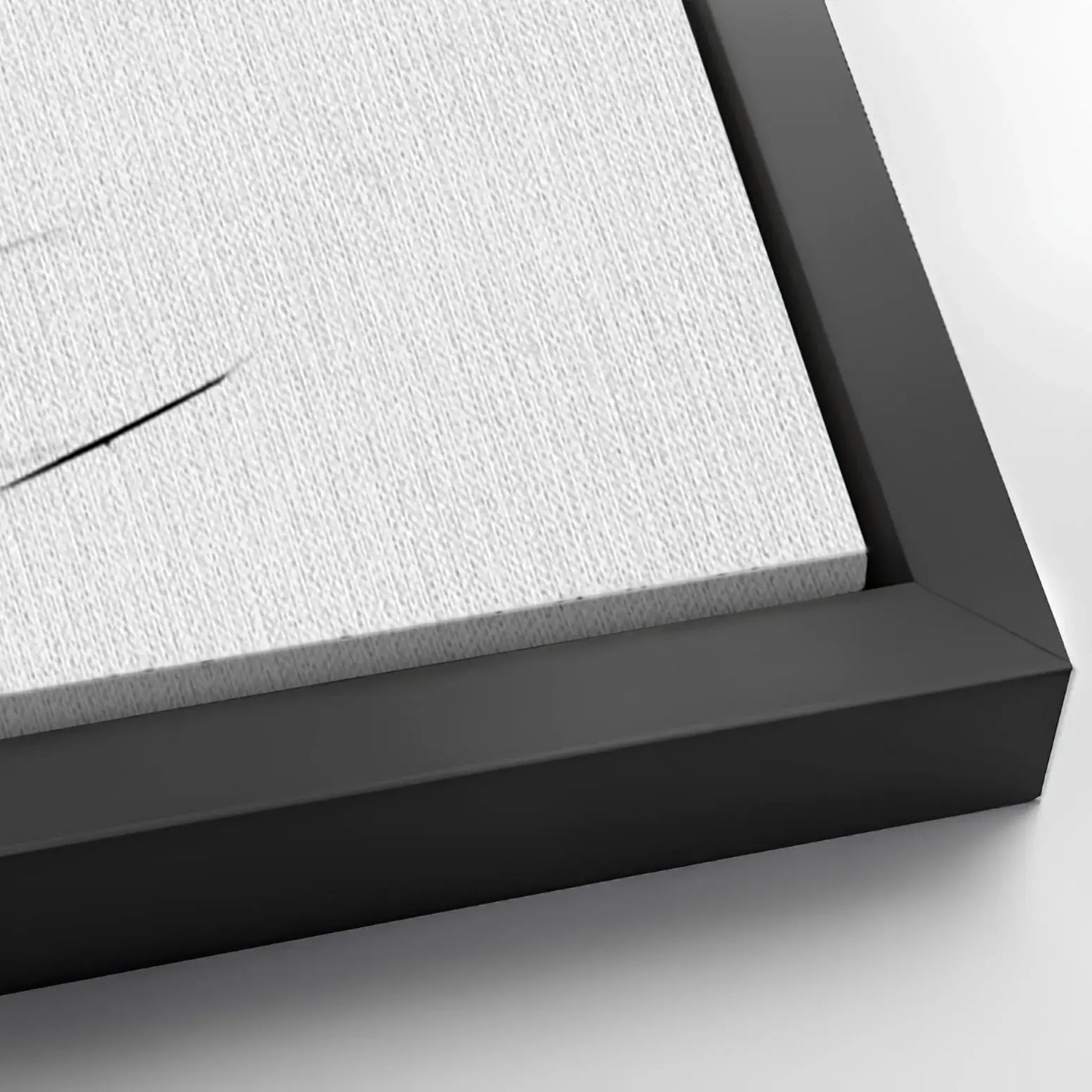 Save 33% When You Add A Frame To Your 60x30 White Minimalist Wall Art Canvas Now