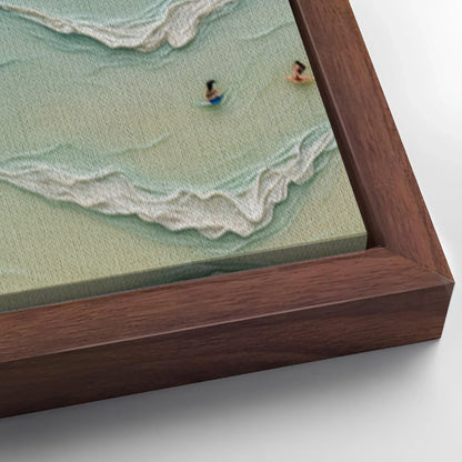 Save 33% When You Add A Frame To Your 20x10 Beach Days Wall Art II Canvas Now