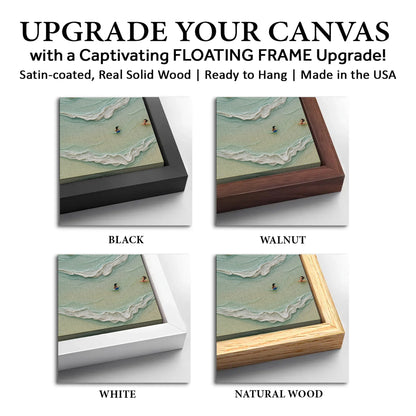 Save 33% When You Add A Frame To Your 20x10 Beach Days Wall Art II Canvas Now