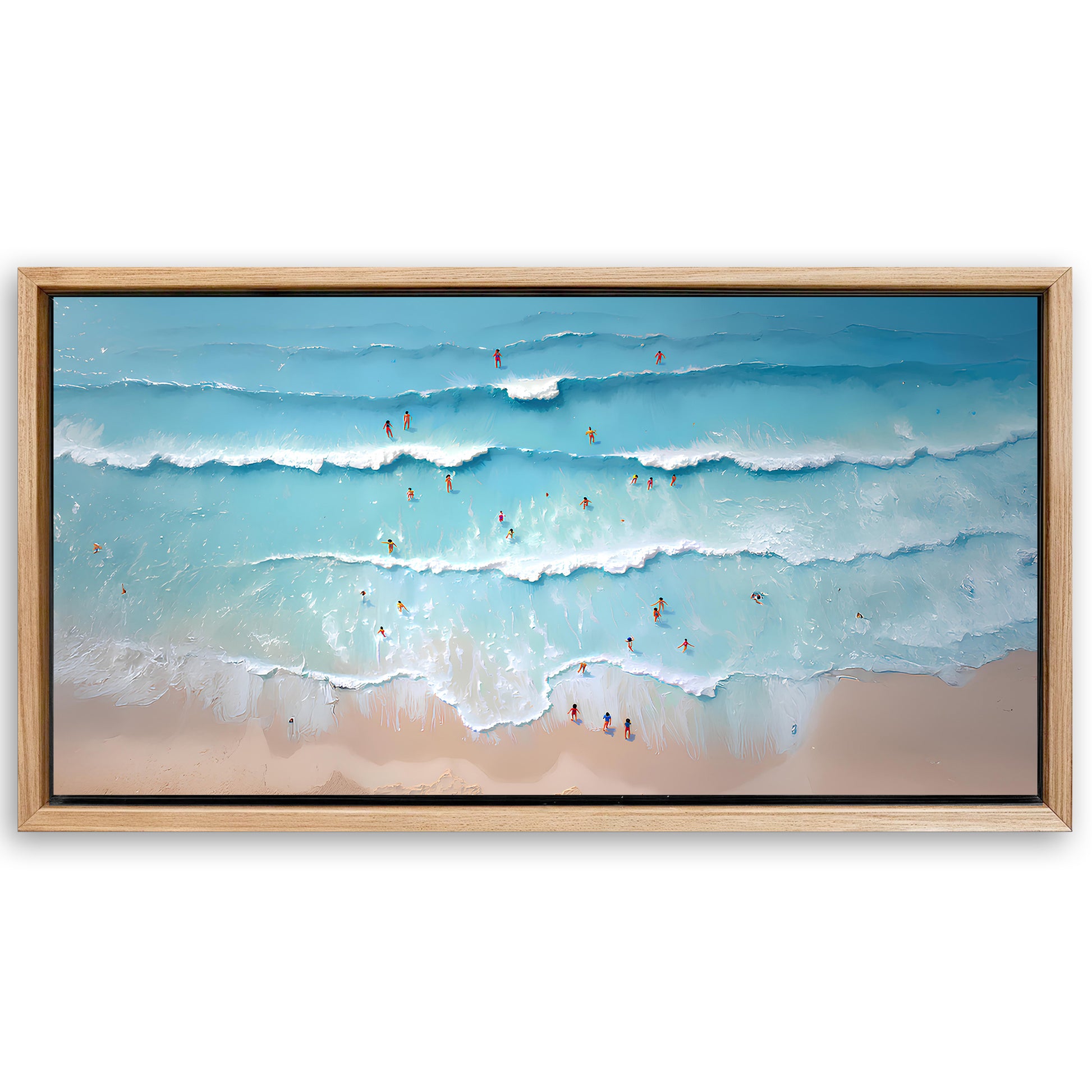 Save 33% When You Add A Frame To Your 20x10 Beach Days Wall Art VIII Canvas Now