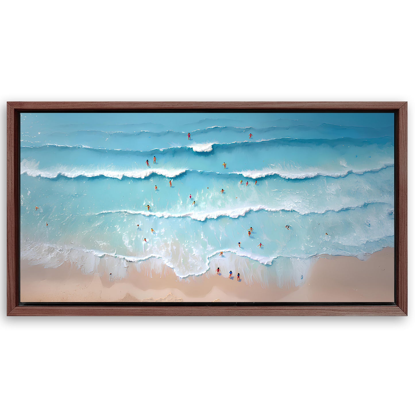 Save 33% When You Add A Frame To Your 20x10 Beach Days Wall Art VIII Canvas Now