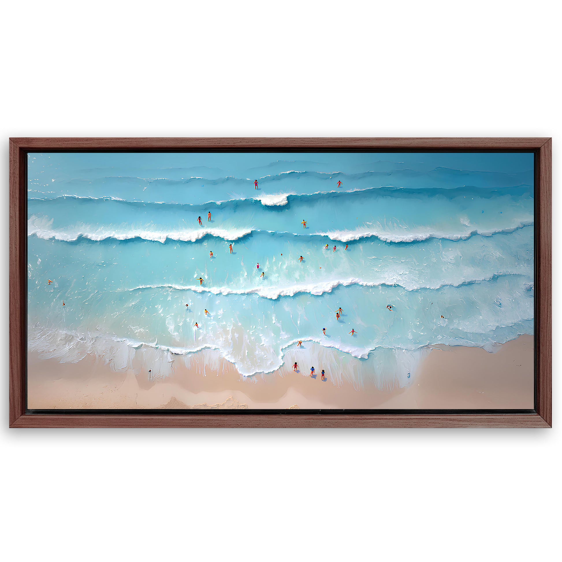 Save 33% When You Add A Frame To Your 20x10 Beach Days Wall Art VIII Canvas Now