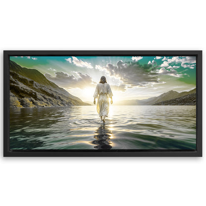 Save 33% When You Add A Frame To Your 48x24 Reflections Faith Wall Art XIII Canvas Now