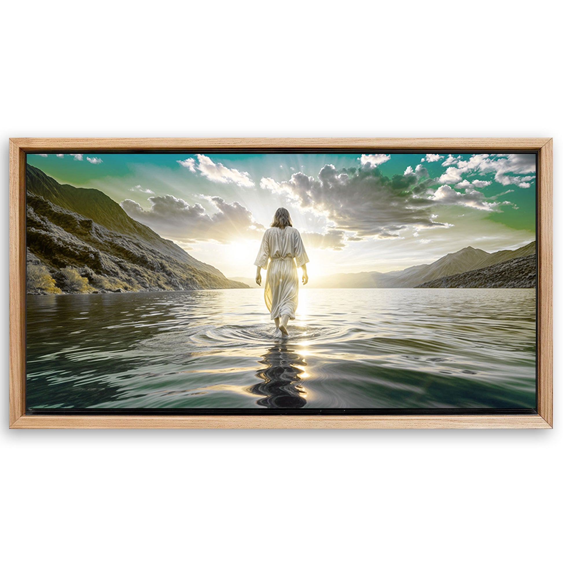 Save 33% When You Add A Frame To Your 48x24 Reflections Faith Wall Art XIII Canvas Now
