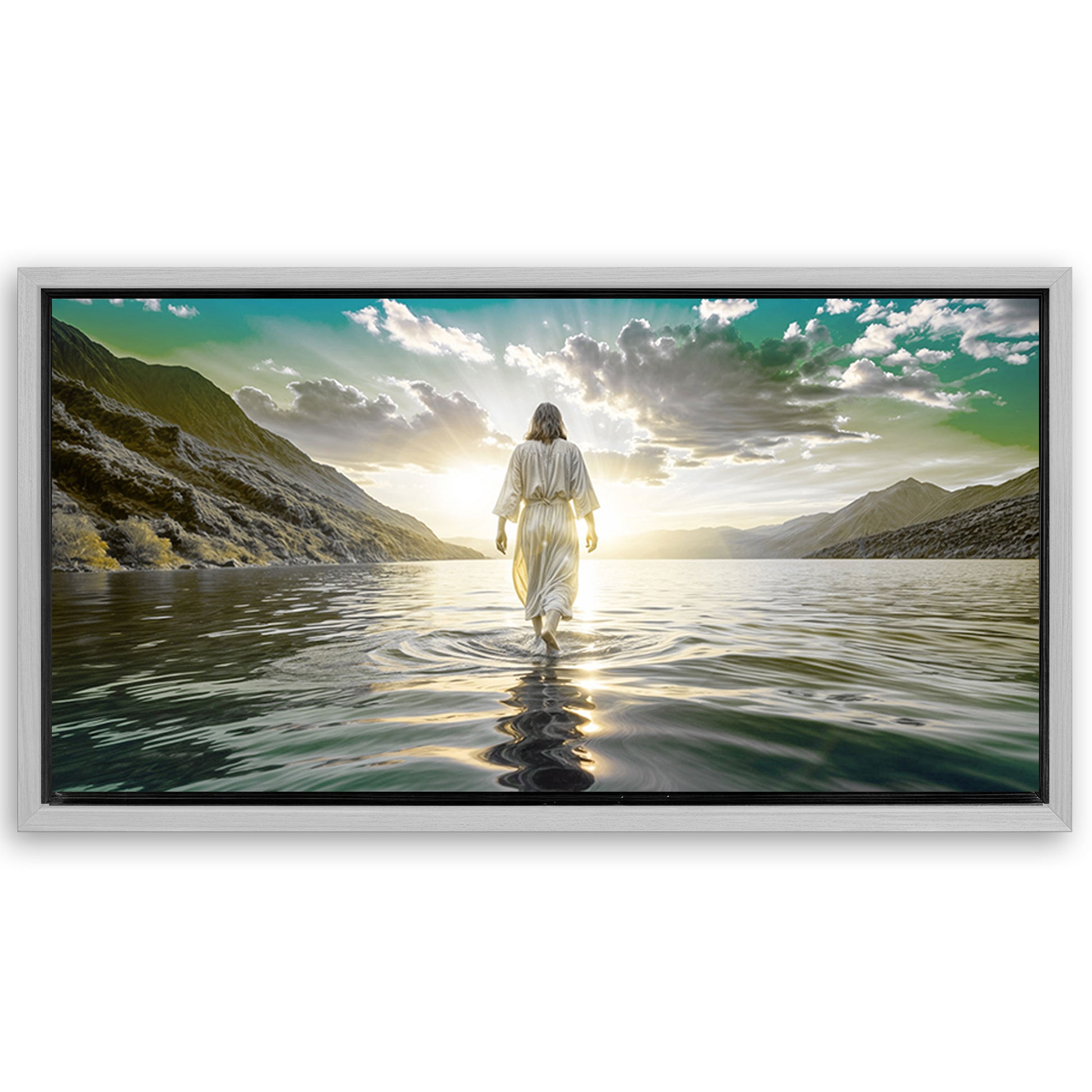 Save 33% When You Add A Frame To Your 60x30 Reflections Faith Wall Art XIII Canvas Now