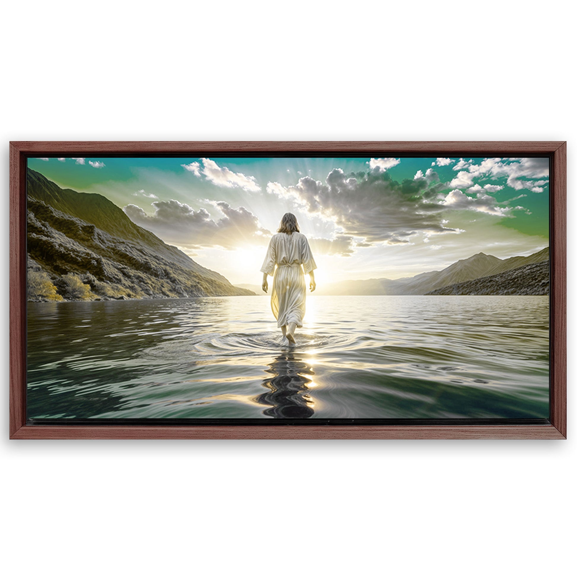 Save 33% When You Add A Frame To Your 20x10 Reflections Faith Wall Art XIII Canvas Now