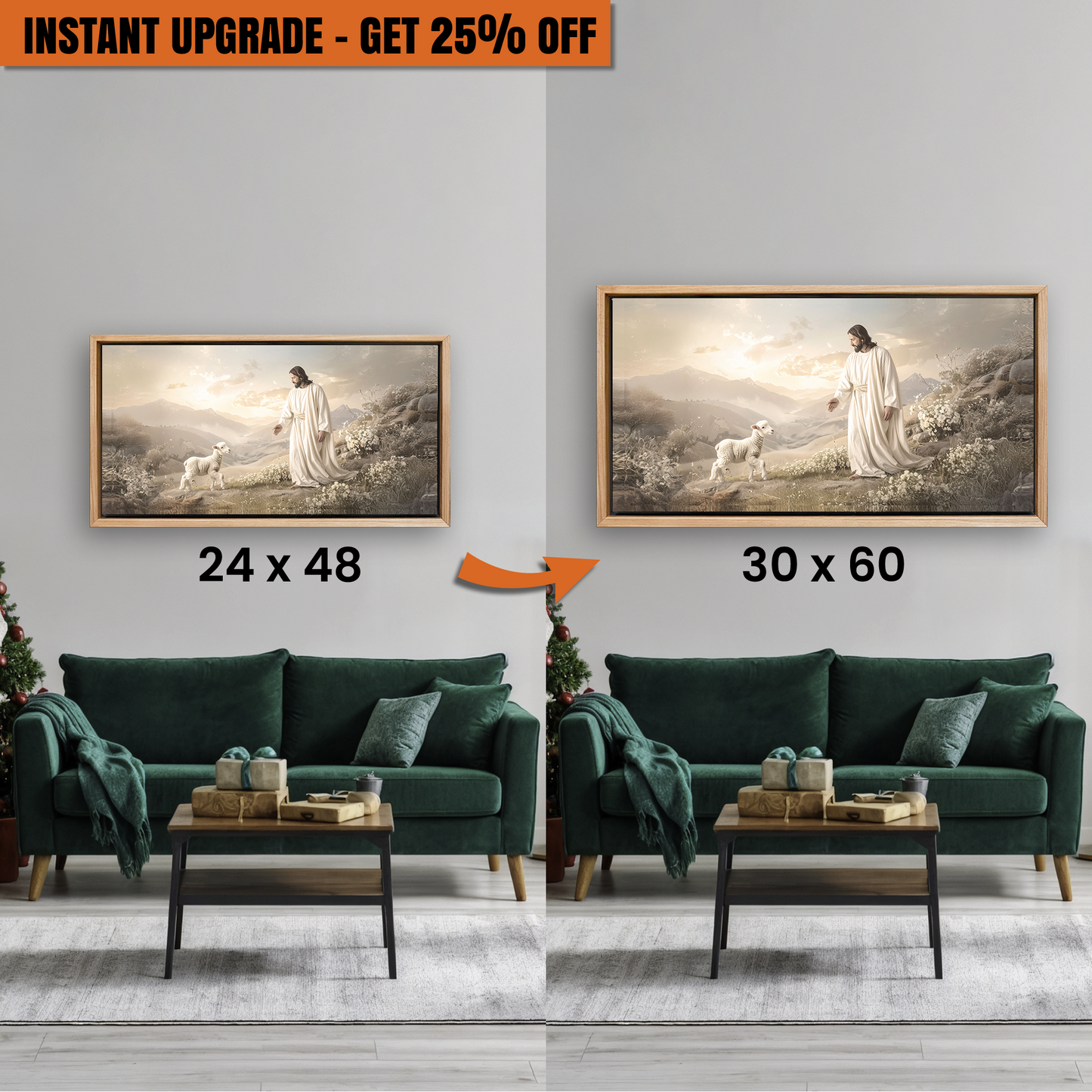 Get the Ultimate Upgrade – Bigger Size + Framed Black Minimalist Wall Art Canvas