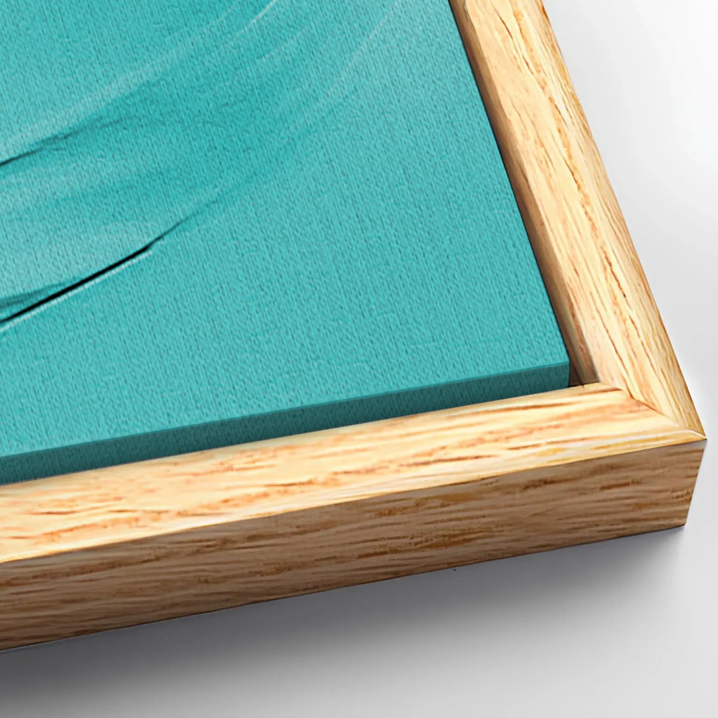 Save 33% When You Add A Frame To Your 60x30 Turquoise Minimalist Wall Art Canvas Now