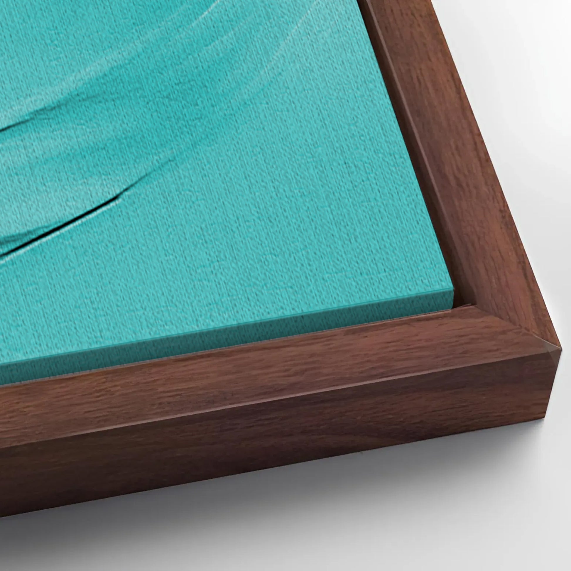 Save 33% When You Add A Frame To Your 60x30 Turquoise Minimalist Wall Art Canvas Now