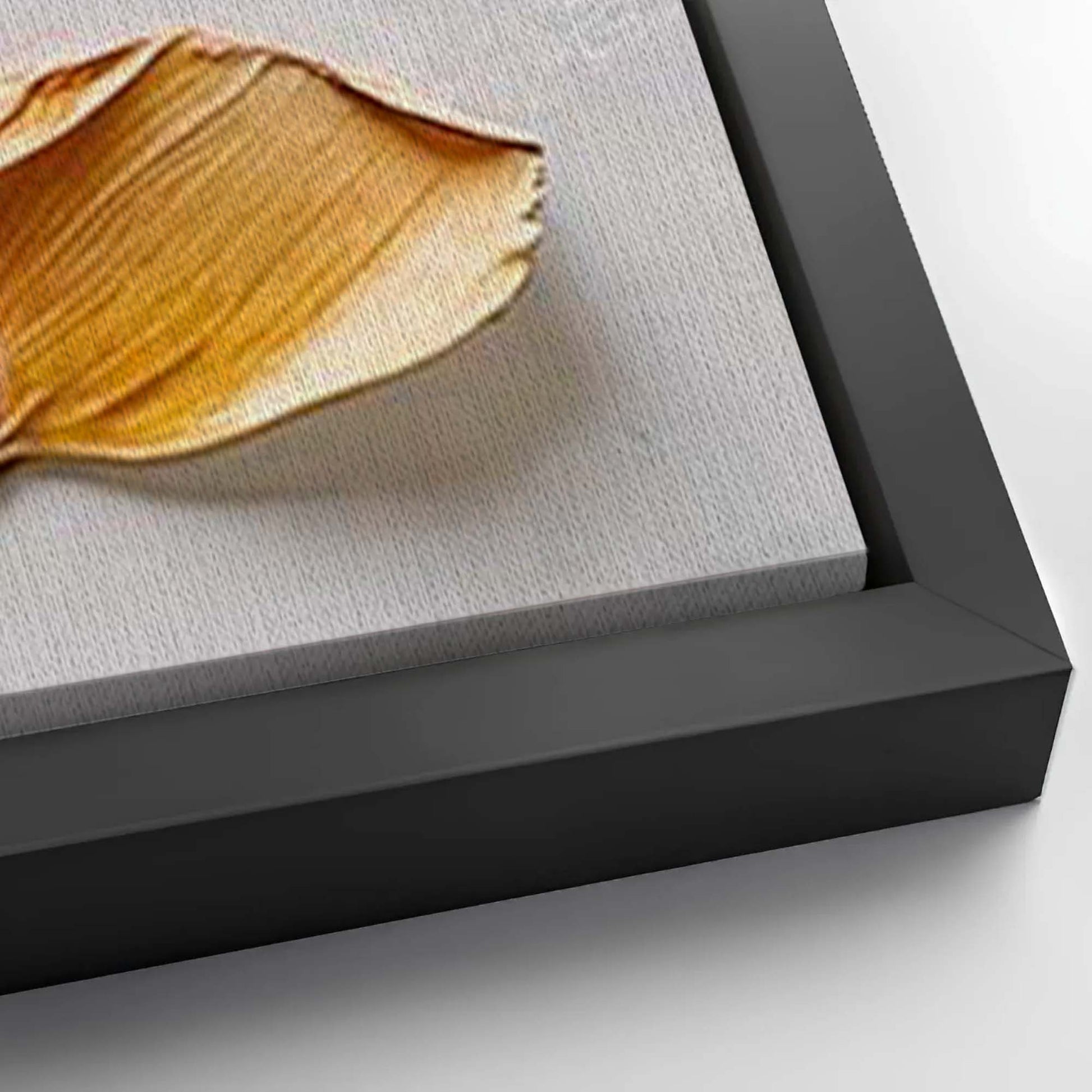 Save 33% When You Add A Frame To Your 48x24 Golden Dandelion Abstract Minimalist Wall Art III Canvas Now