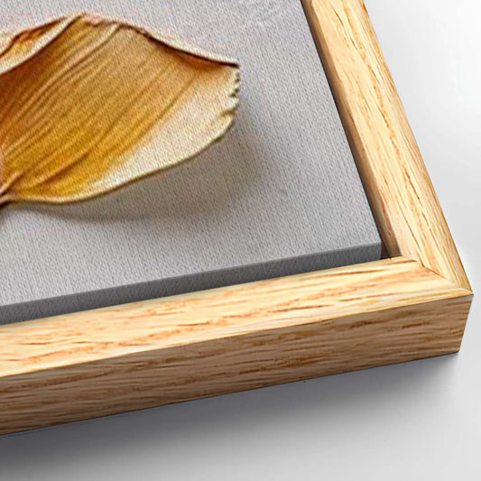 Save 33% When You Add A Frame To Your 48x24 Golden Dandelion Abstract Minimalist Wall Art III Canvas Now