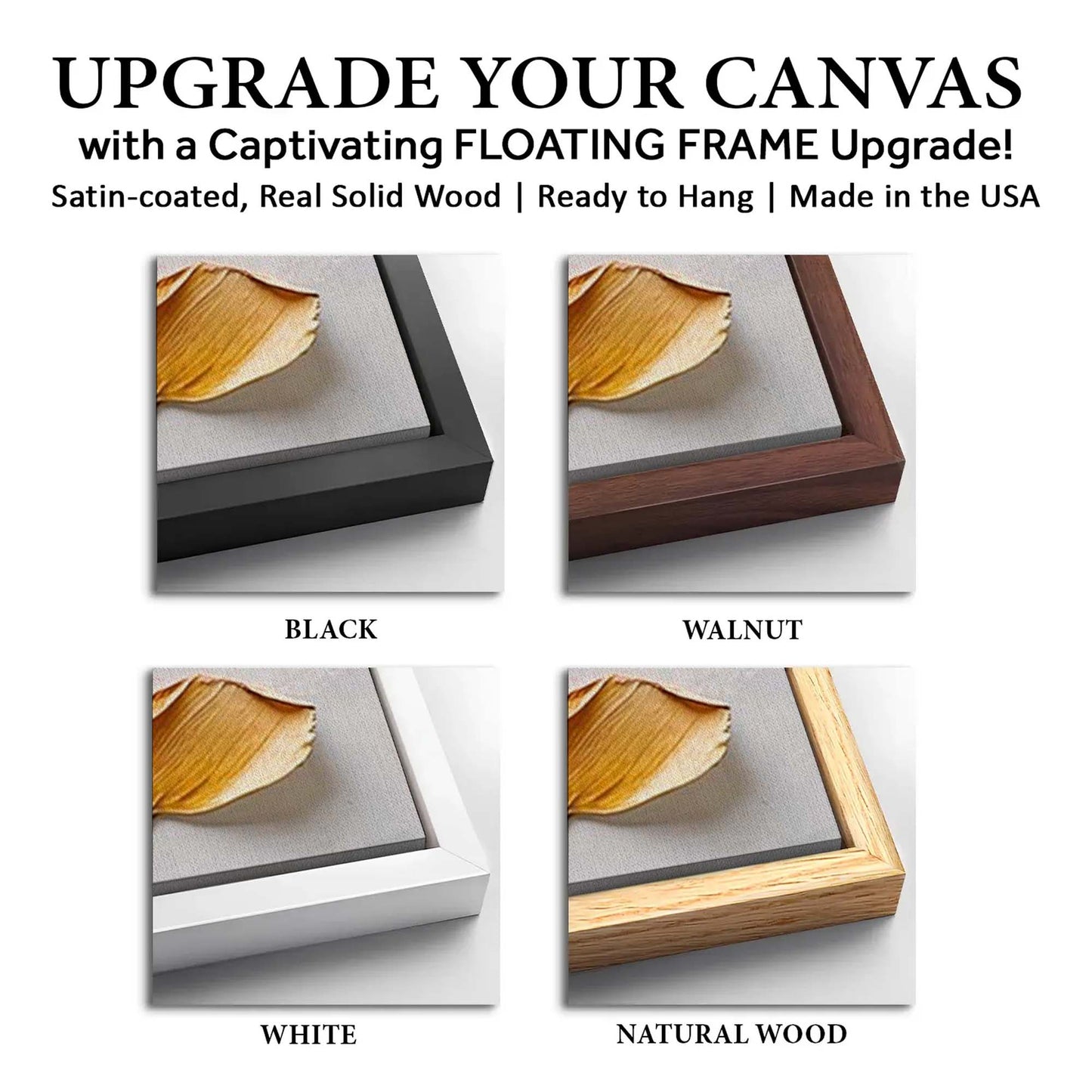 Save 33% When You Add A Frame To Your 48x24 Golden Dandelion Abstract Minimalist Wall Art III Canvas Now