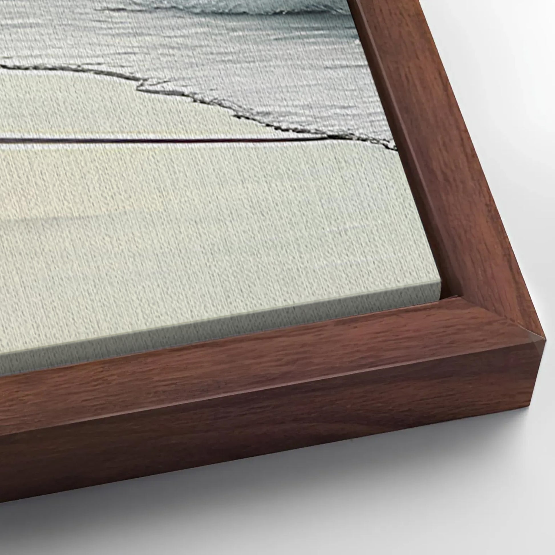 Save 33% When You Add A Frame To Your 60x30 Swirling Winds by the Ocean Abstract Wall Art Canvas Now