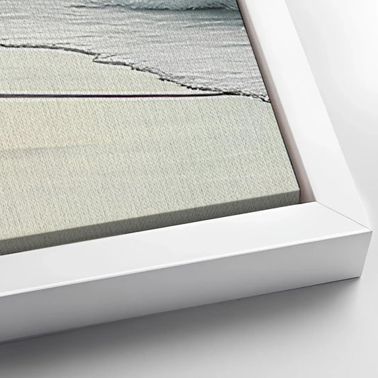 Save 33% When You Add A Frame To Your 60x30 Swirling Winds by the Ocean Abstract Wall Art Canvas Now