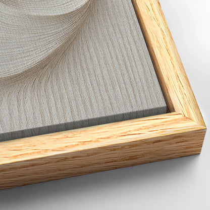 Save 33% When You Add A Frame To Your 36x24 Minimalist Waves Wall Art Canvas Now