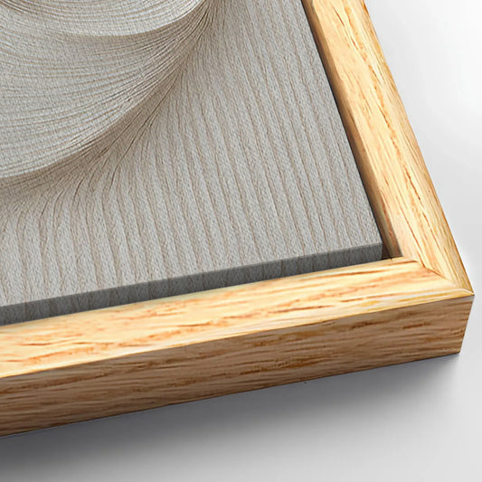 Save 33% When You Add A Frame To Your 36x24 Minimalist Waves Wall Art Canvas Now