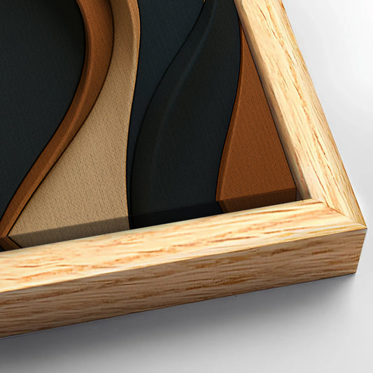 Save 33% When You Add A Frame To Your 24x36 Modern Abstract Minimalist Canvas Now