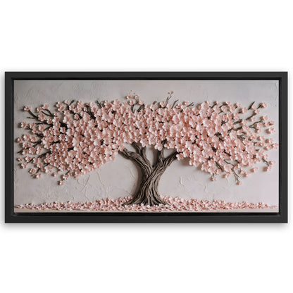 Save 33% When You Add A Frame To Your 60x30 Blush Blossom Wall Art Canvas Now