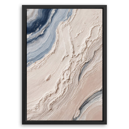 Save 33% When You Add A Frame To Your 24x16 Minimalist Waves Wall Art III Canvas Now