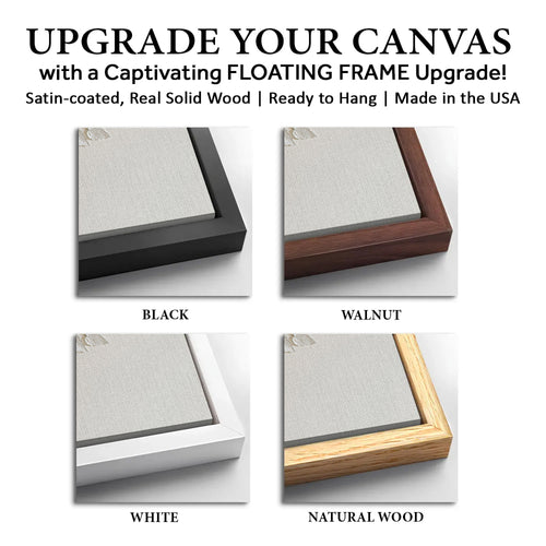 Save 33% When You Add A Frame To Your 20x10 Ivory Canopy Tree Wall Art Canvas Now