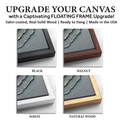 Save 33% When You Add A Frame To Your 48x24 Abstract Earth Tones Wall Art Canvas Now