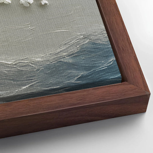 Save 33% When You Add A Frame To Your 20x10 Silent Blossom Wall Art Canvas Now