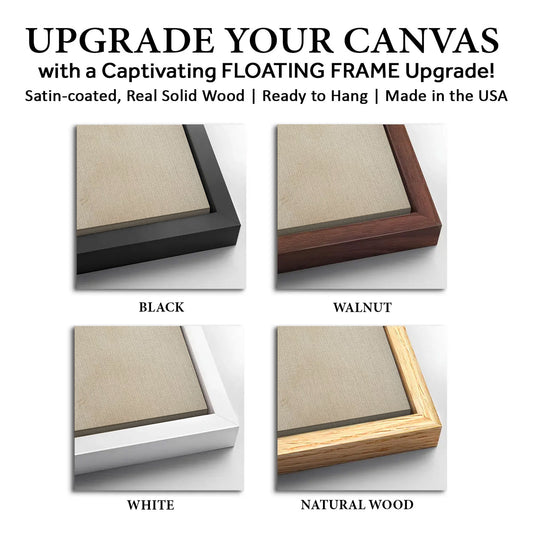 Save 33% When You Add A Frame To Your 36x24 Risen Glory Faith Wall Art Canvas Now