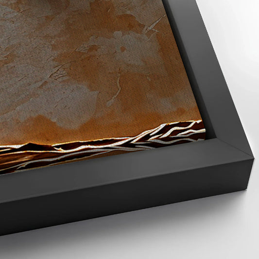 Save 33% When You Add A Frame To Your 18x12 Golden Tree Heart Wall Art Canvas Now