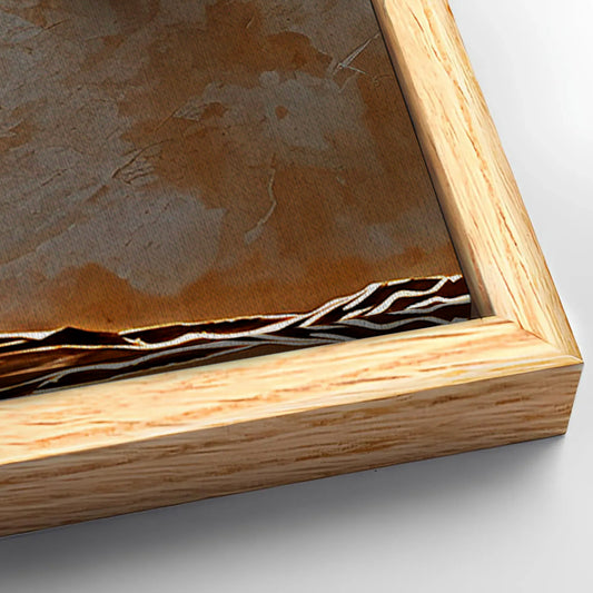 Save 33% When You Add A Frame To Your 18x12 Golden Tree Heart Wall Art Canvas Now