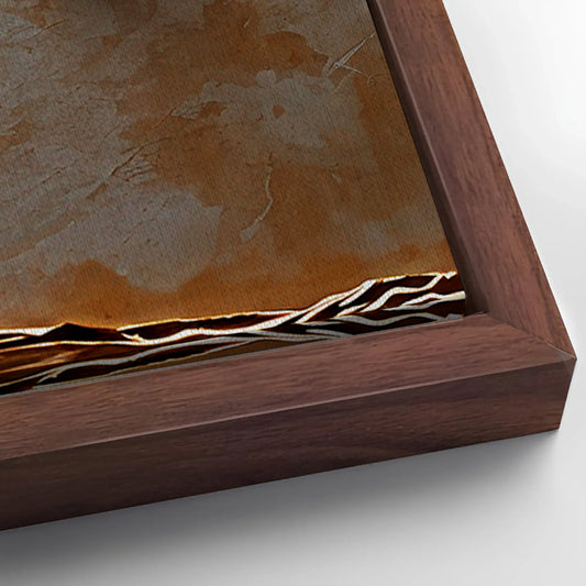 Save 33% When You Add A Frame To Your 18x12 Golden Tree Heart Wall Art Canvas Now