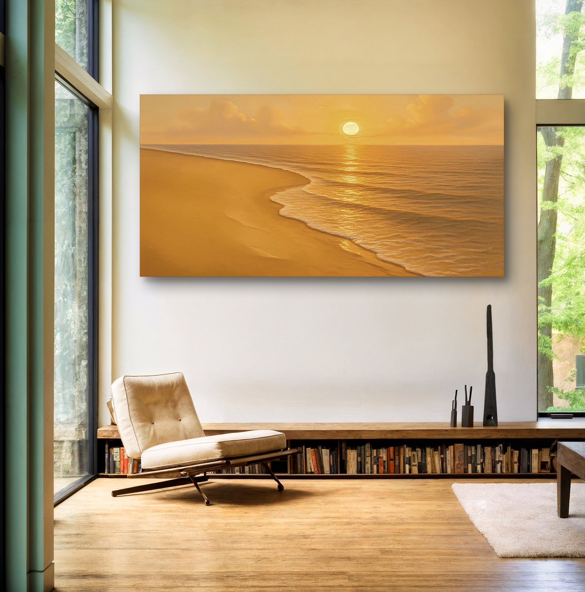 Beach Shoreline Coastal Wall Art X