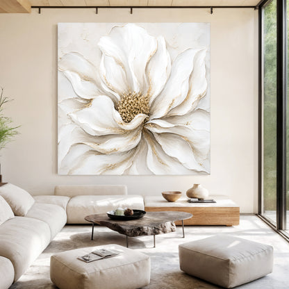 White And Gold Flower