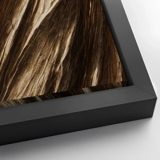 Save 33% When You Add A Frame To Your 60x30 Gold Spiral Abstract Wall Art Canvas Now