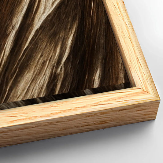 Save 33% When You Add A Frame To Your 60x30 Gold Spiral Abstract Wall Art Canvas Now