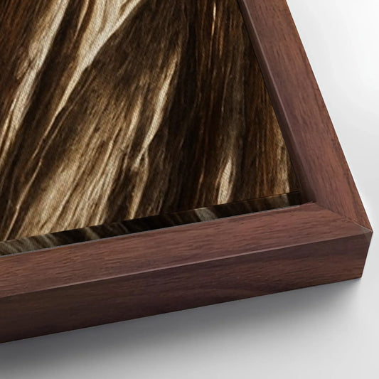 Save 33% When You Add A Frame To Your 60x30 Gold Spiral Abstract Wall Art Canvas Now